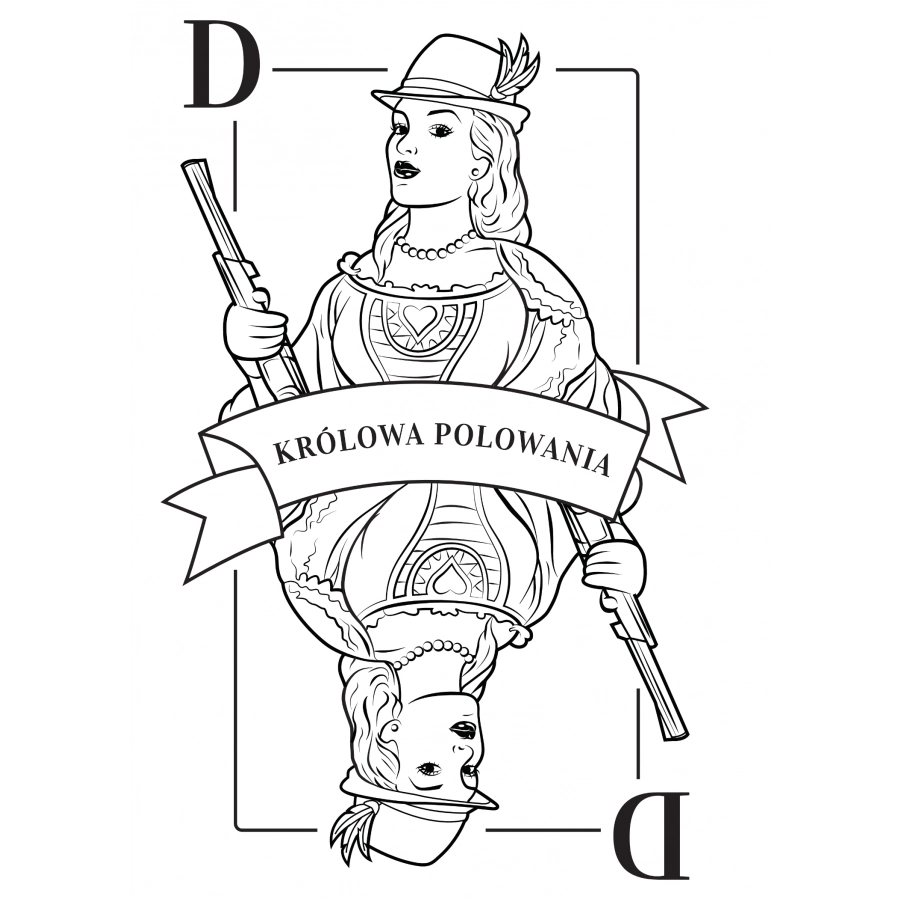 Koszulka damska dla Diany Ambasada Łowiectwa "Królowa polowania" 2/3