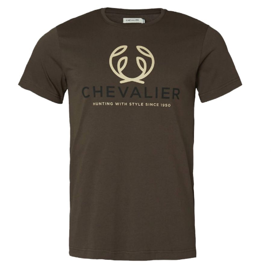 Koszulka męska Chevalier Logo Leather brown

 1/2