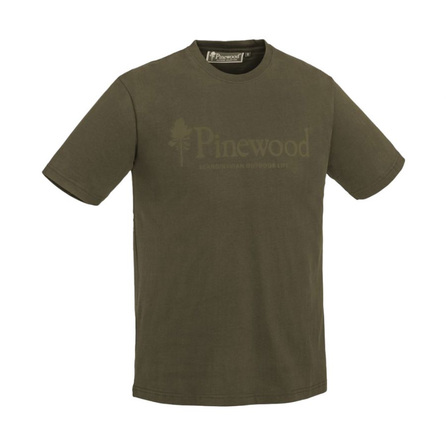 Koszulka męska Pinewood Outdoor Life zielona 1/2