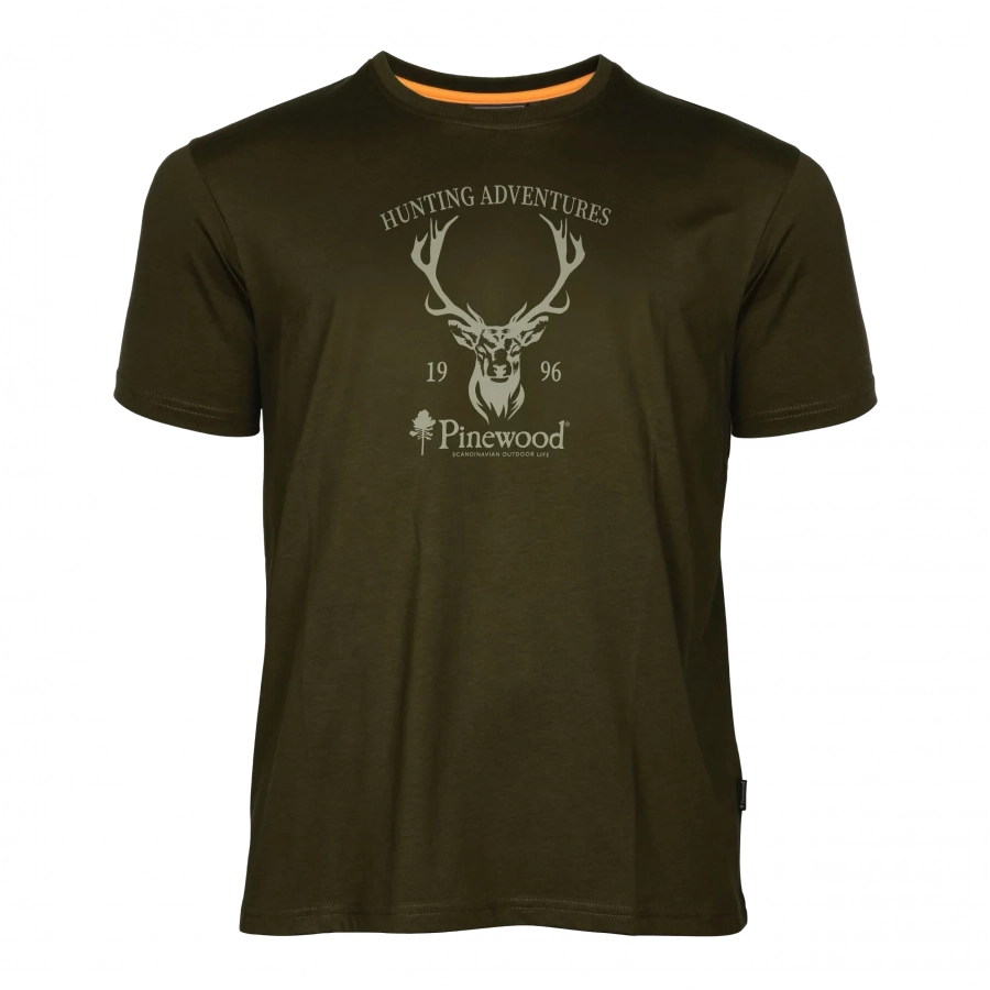 Koszulka męska Pinewood Red Deer zielona 1/4
