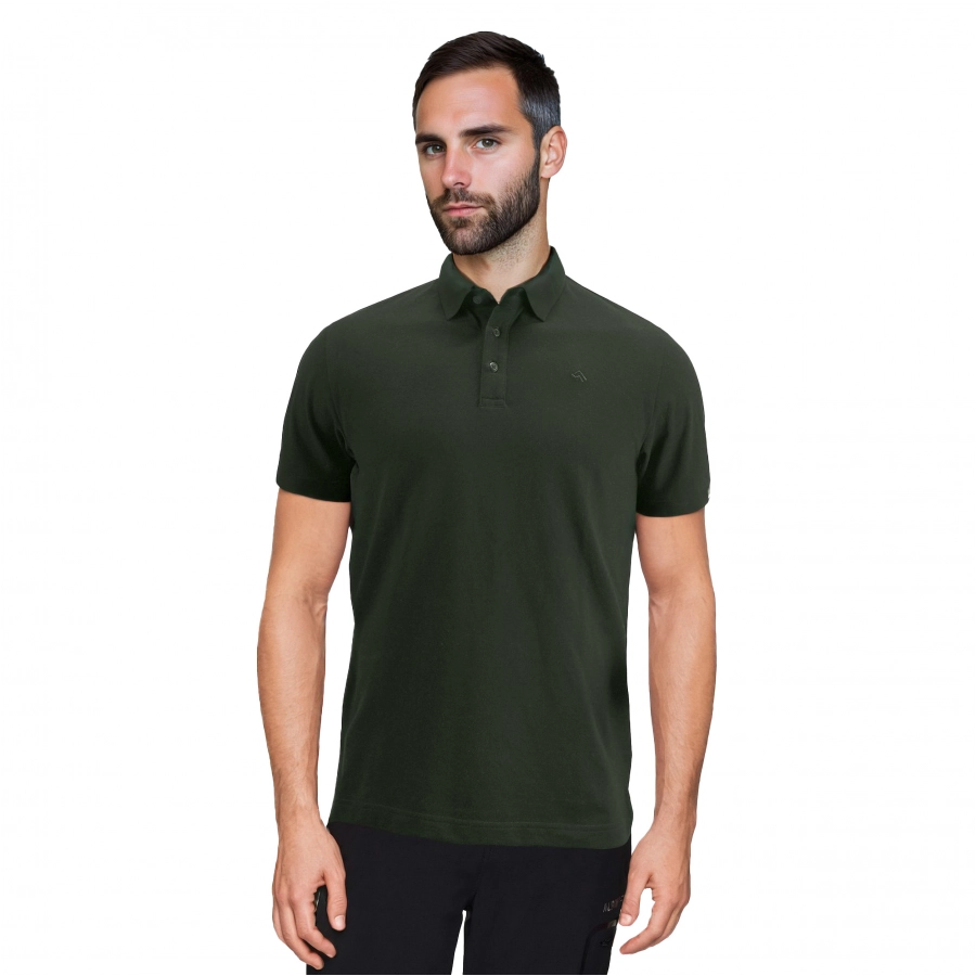 Koszulka polo męska Alpinus Sherali, khaki 1/3