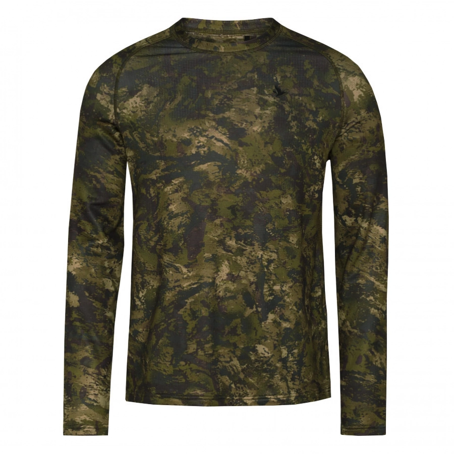 Koszulka Seeland Active Camo z długim rękawem InVis zielona 1/5