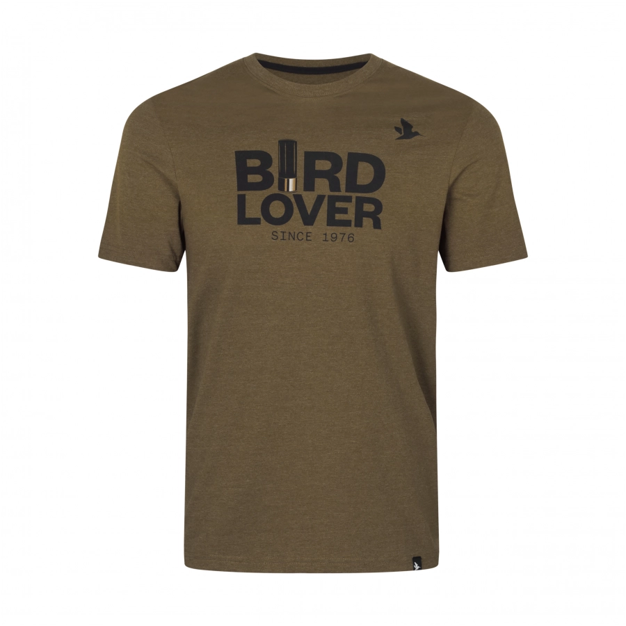 Koszulka Seeland Bird Lover Dark Olive Melange 1/4