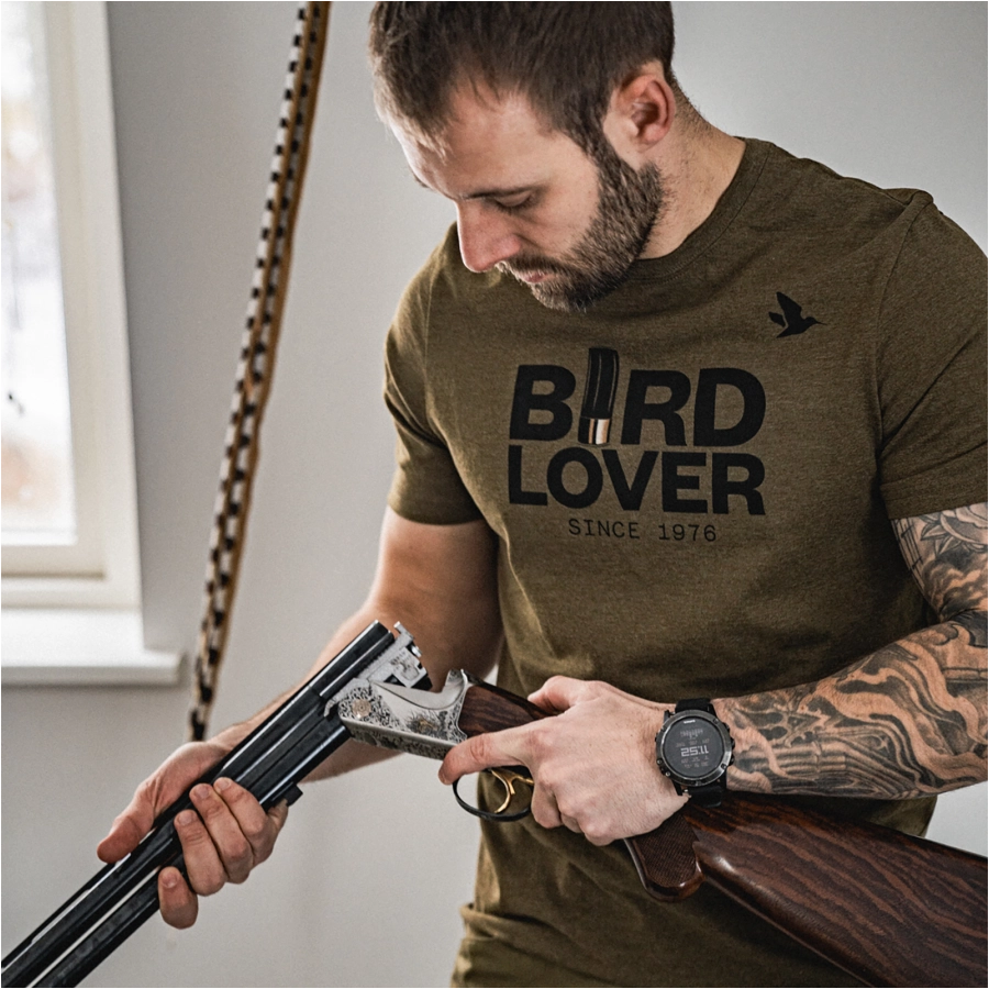 Koszulka Seeland Bird Lover Dark Olive Melange 4/4