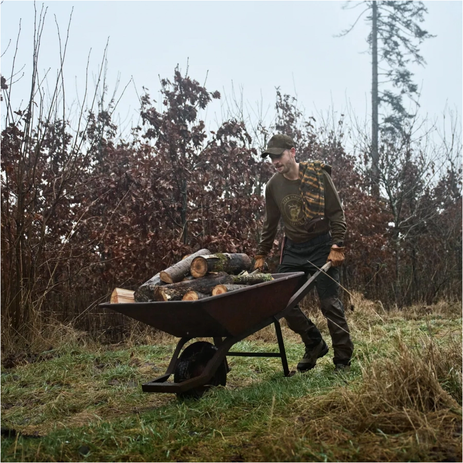 Koszulka z długim rękawem Harkila Game Willow green stag 2/2