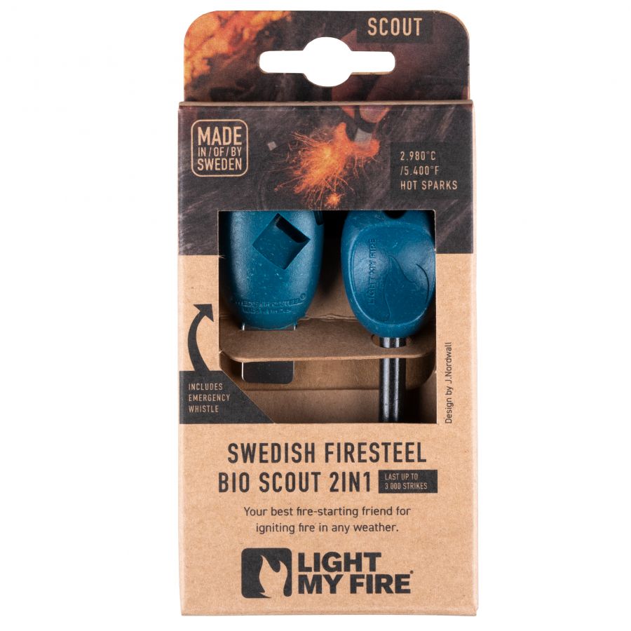 Krzesiwo Light My Fire Fire BioScout 2.0 niebieskie 2/3