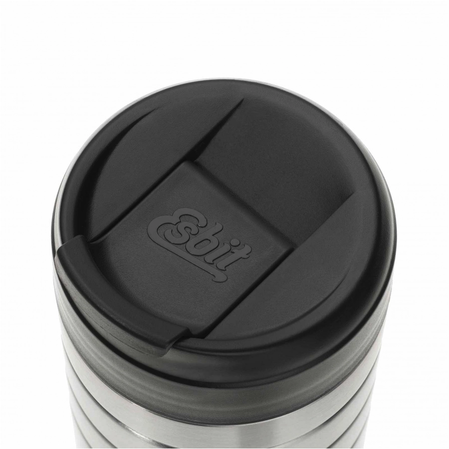 Kubek Esbit Majoris Thermo Mug Flip Top 450 ml srebrny 3/8
