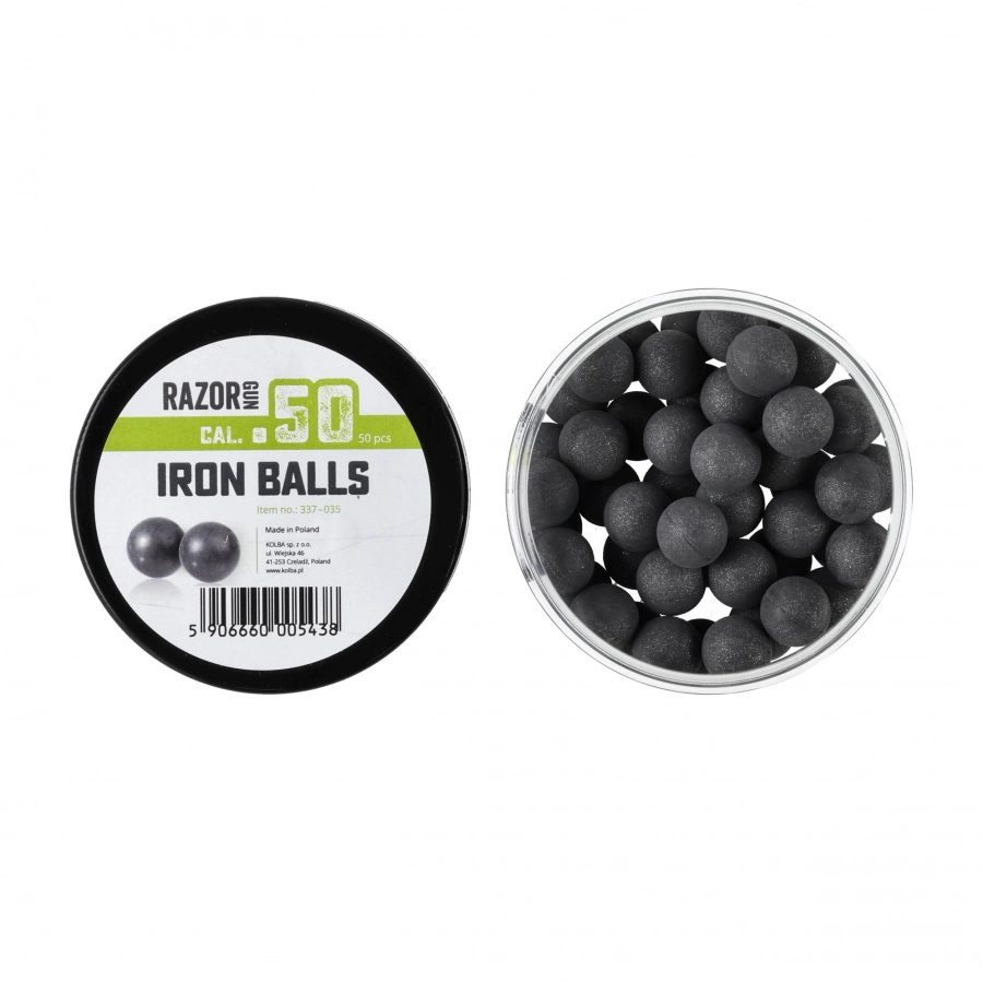 Kule metalowo-gumowe RRun 50 kal. .50 / 50 szt. do Umarex HDR50 3/3