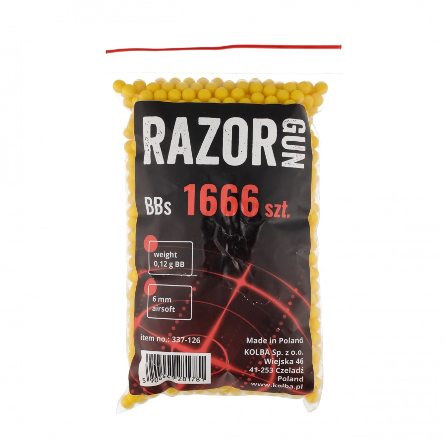 Kulki BB do ASG RRun 0,12 g 200 g / ok 1666 szt. 1/3