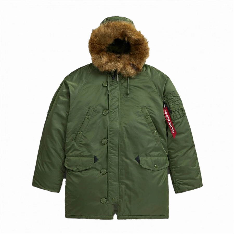 Kurtka Alpha Industries N3B zielona 1/4