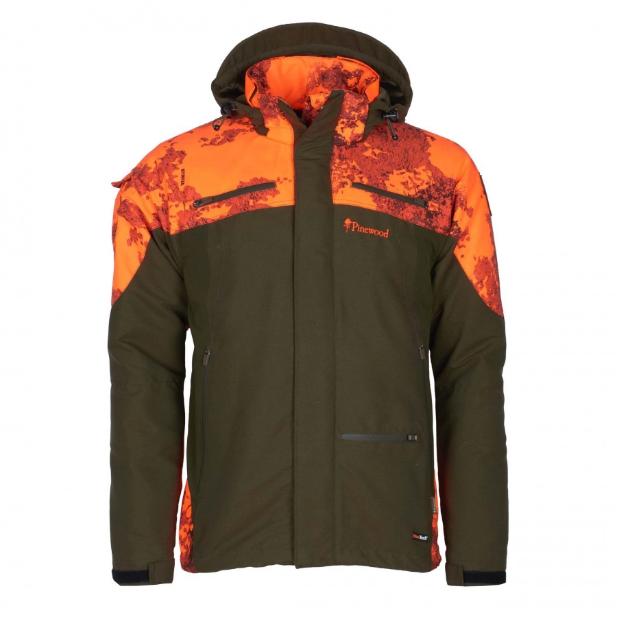 Kurtka męska Pinewood Hunter Pro Xtreme 2.0 Camou, zielona/strata 1/3