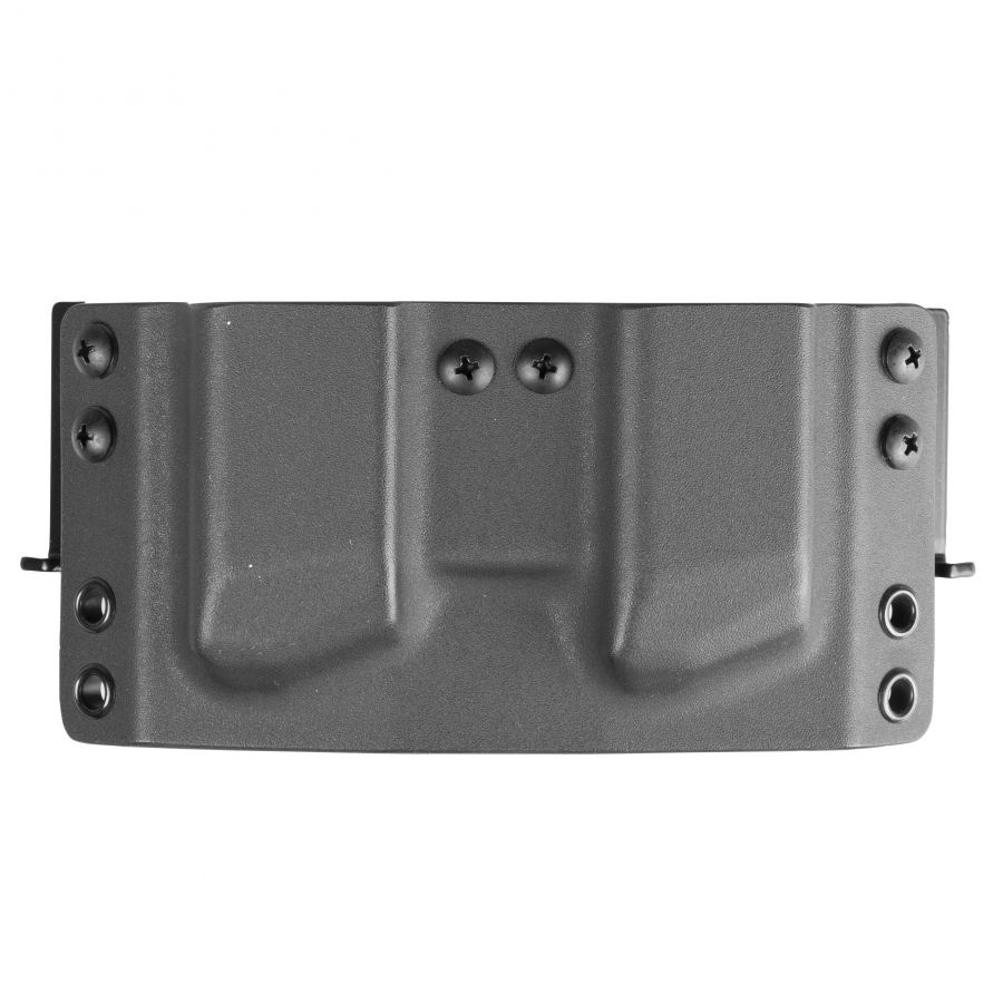 Ładownica podwójna RH Holsters OWB do Glock 17, bez sweatguardu, pas 40 mm, prawa, czarna 1/3