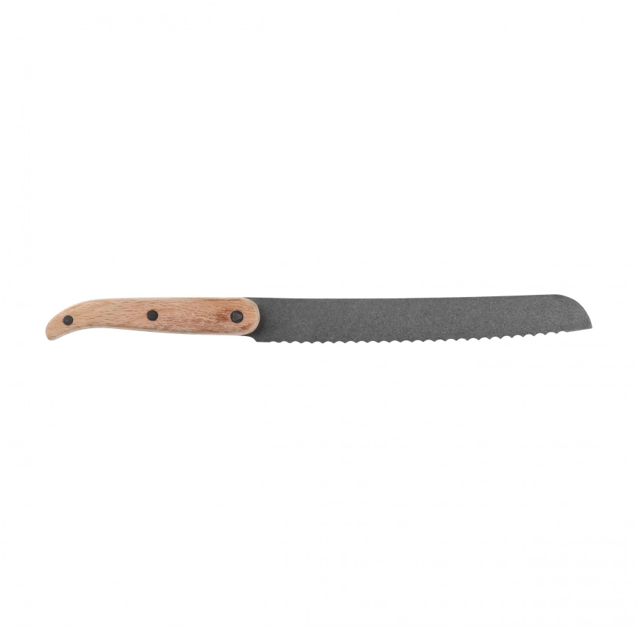 Laguiole Oak wood Stonewash knife set with block 4/15