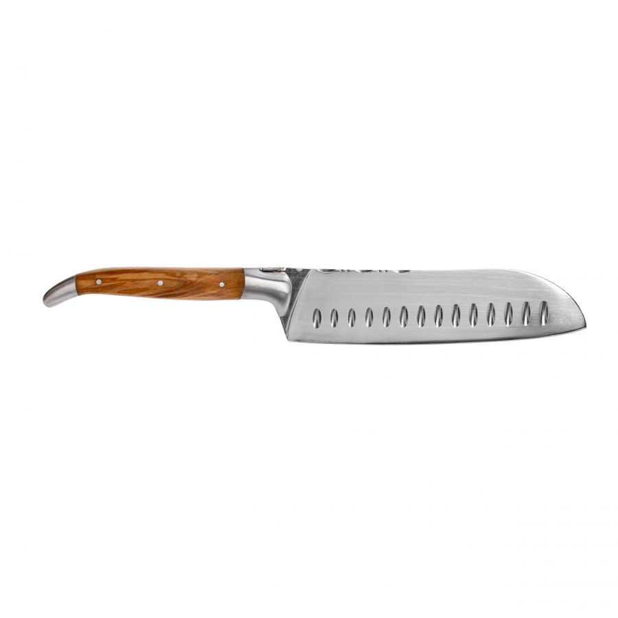 Laguiole Santoku Olive knife with cutting board 3/6