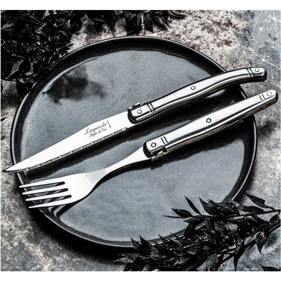 Laguiole stainless steel steak knife. 6 pcs. 2/5