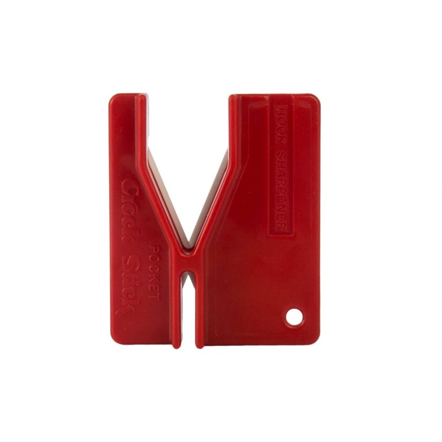 Lansky Mini Crock Stick, Red, Portable Knife Fish Hook Sharpener