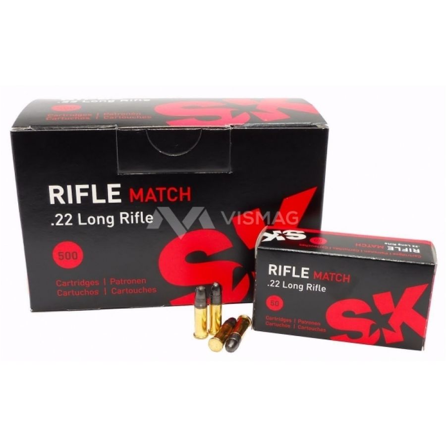 Lapua .22 LR SK Rifle Match 2.59 g/40 gr ammunition 1/1
