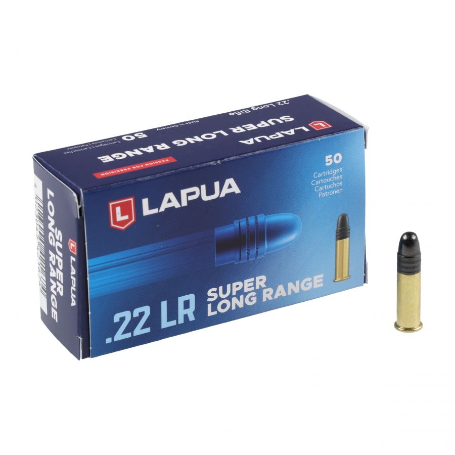 Lapua .22 LR Super Long Range 2.59/40gr ammunition 1/4