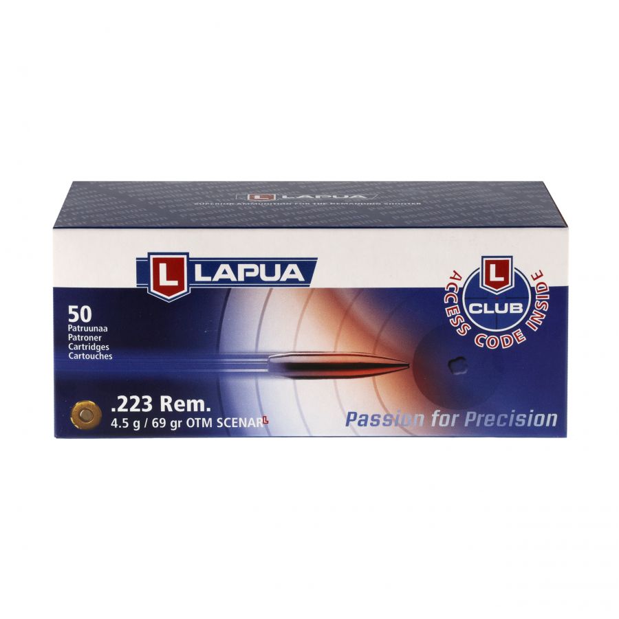 LAPUA .223 Rem Scenar L 4.5g/69gr ammunition 4/4
