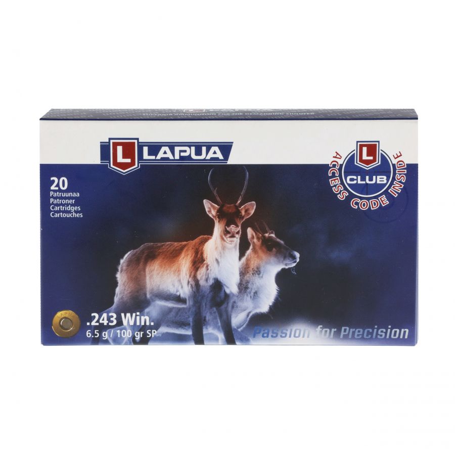 LAPUA .243 Win SP 6.5 g/100 gr ammunition 4/4