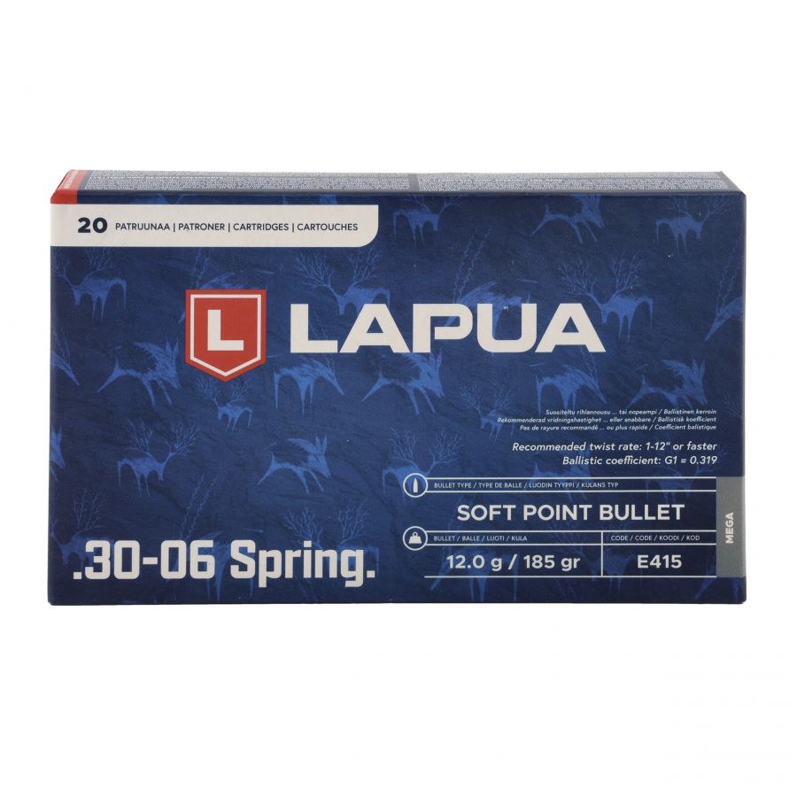 LAPUA .30-06 MEGA 12g/185gr SP ammunition 4/4