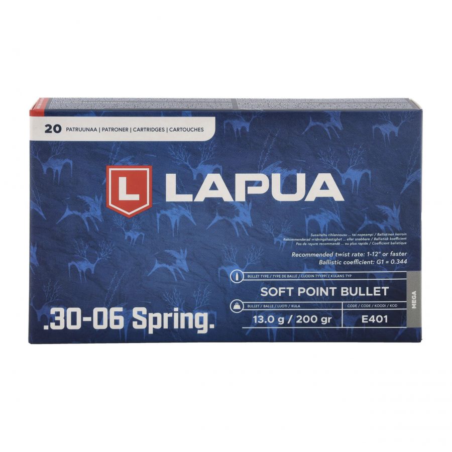 LAPUA .30-06 MEGA 13g/200gr SP ammunition 4/4