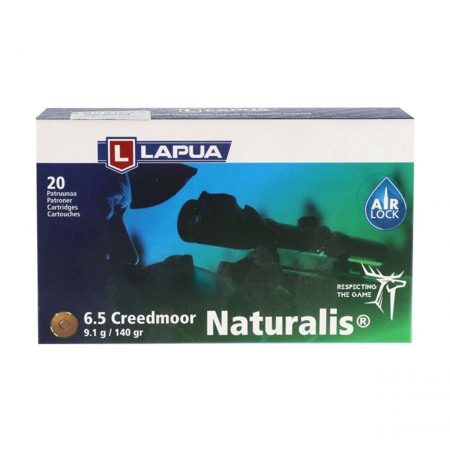 LAPUA 6.5 Creedmoor Naturalis 9.1g ammunition 4/4