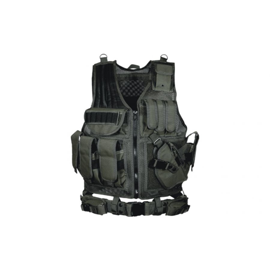 Leapers tactical vest with holsters 1/4