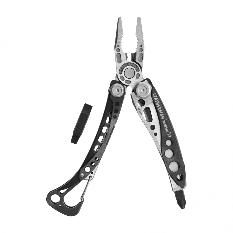Leatherman Skeletool CX Multitool - Black &amp; Silver 3/8