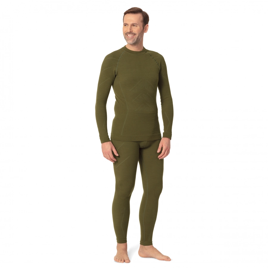 Legginsy męskie Tagart Greenland merino NL 2/5