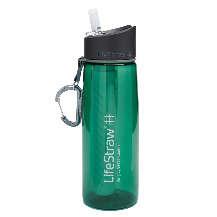 LifeStraw Go green water filter bottle 650 1/4