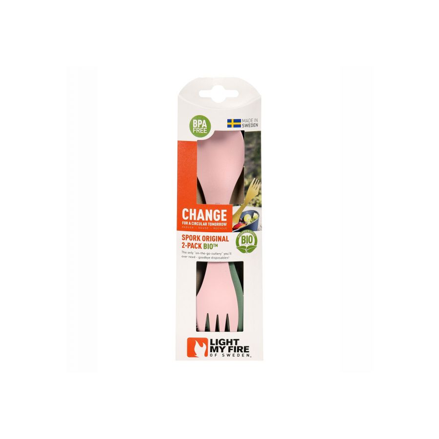 Light My Fire Spork O Bio green-pink essential. 2/3