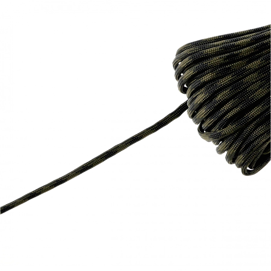 Linka Paracord EDCX 550 Type III 30 m black forest 2/3