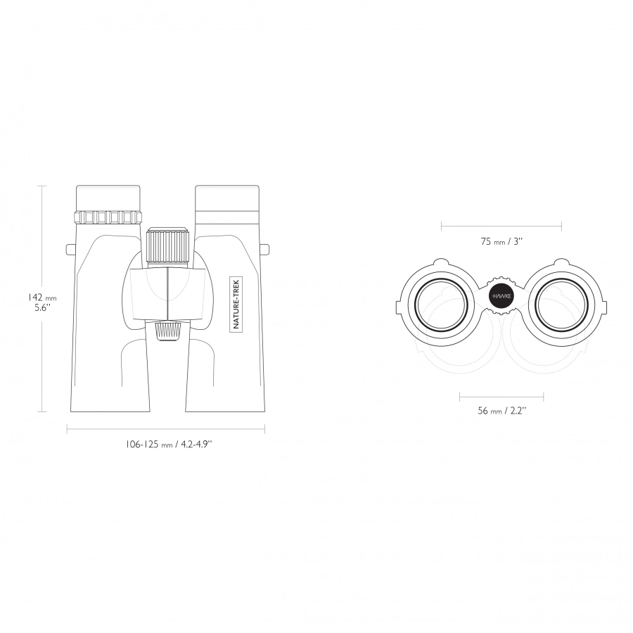 Lornetka Hawke Nature Trek 10x42 zielona 3/18