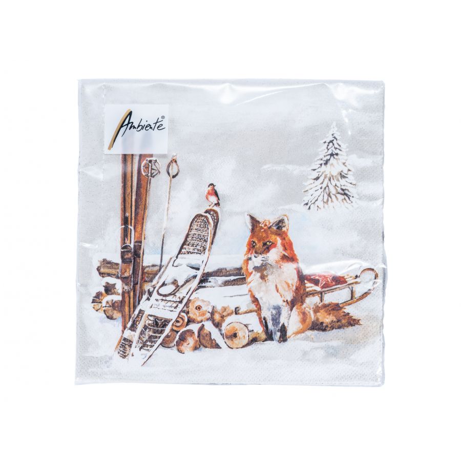 Lovergreen Fox napkins 20 pieces 1/2