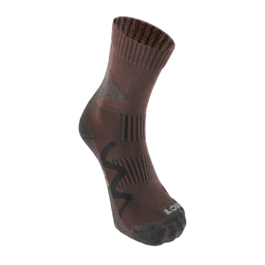 LOWA 3-Season Pro socks, dark brown 3/6