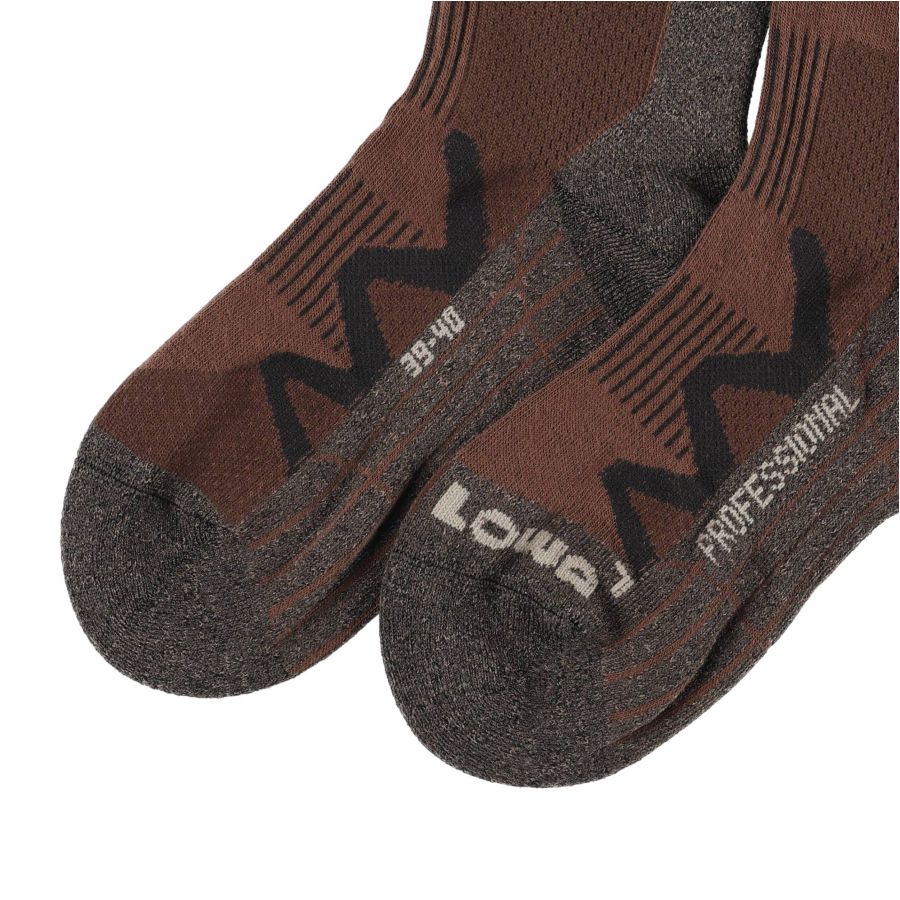 LOWA 3-Season Pro socks, dark brown 2/2