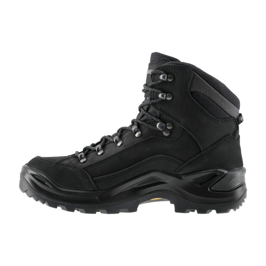 LOWA men's shoes Renegade GTX mid Wid, black 3/8