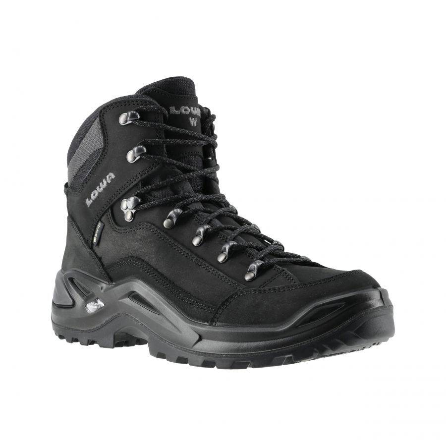 LOWA men's shoes Renegade GTX mid Wid, black 2/8