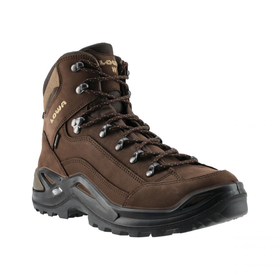 LOWA men's shoes Renegade GTX mid Wid, espresso 2/8