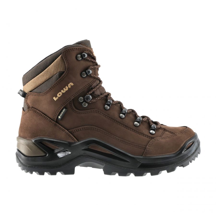 LOWA men's shoes Renegade GTX mid Wid, espresso 1/8