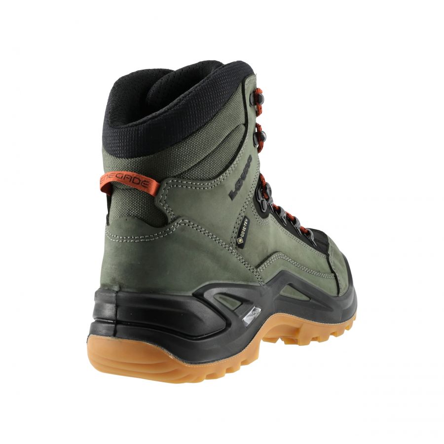 LOWA Renegade GTX mid m boots, green/orange 4/8