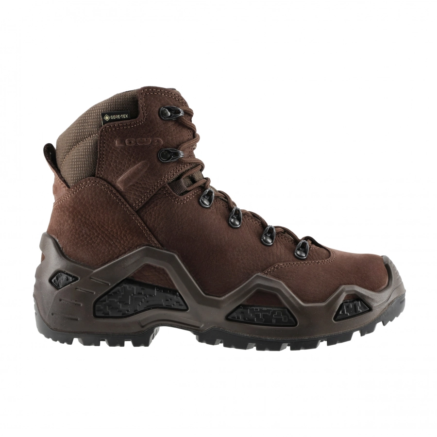 LOWA Z-6N GTX C UK men's dark brown boots 1/9