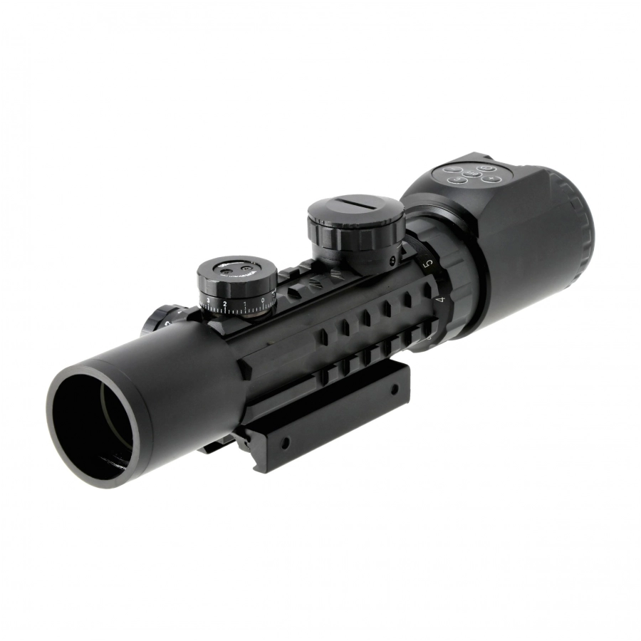 Luneta celownicza Combat 2-6x28 TAC 30 mm iRD Mildot + montaż 22 mm 3/7