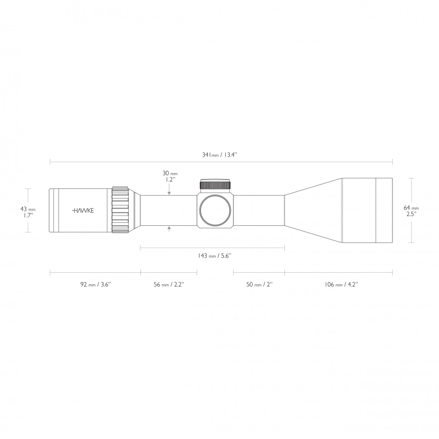 Luneta celownicza Hawke Vantage 30 WA 3-12x56 IR L4A Dot 4/20