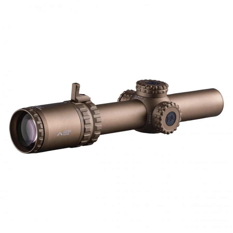Luneta celownicza Primary Arms SLx 1-6x24mm SFP Gen IV - Green Illuminated ACSS Nova Fiber Wire Reticle FDE 1/5