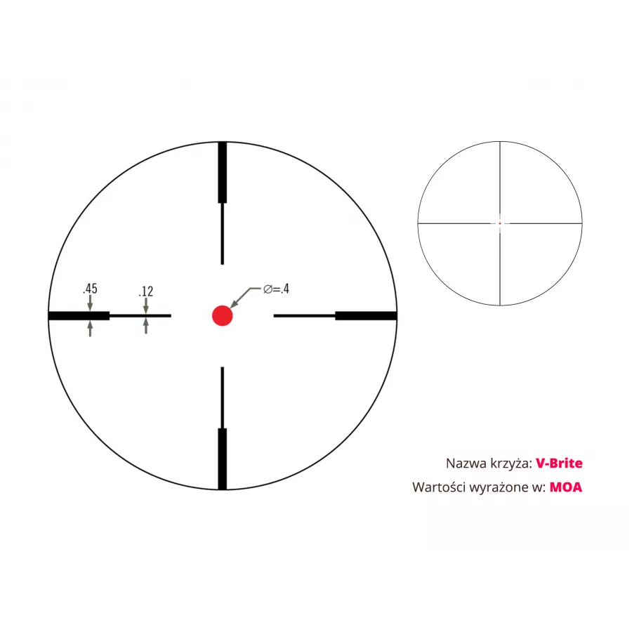 Luneta celownicza Vortex Crossfire II 6-18x44 1'' AO V-Brite 3/6