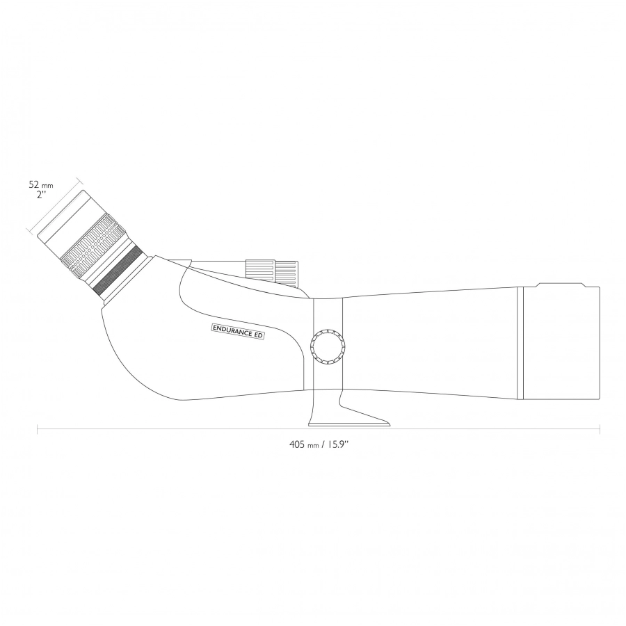 Luneta obserwacyjna Hawke Endurance ED 20-60x68 kątowa 3/17