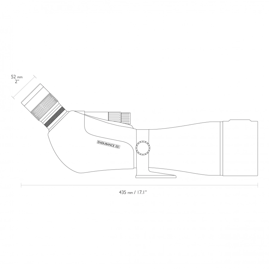 Luneta obserwacyjna Hawke Endurance ED 25-75x85 kątowa 3/17