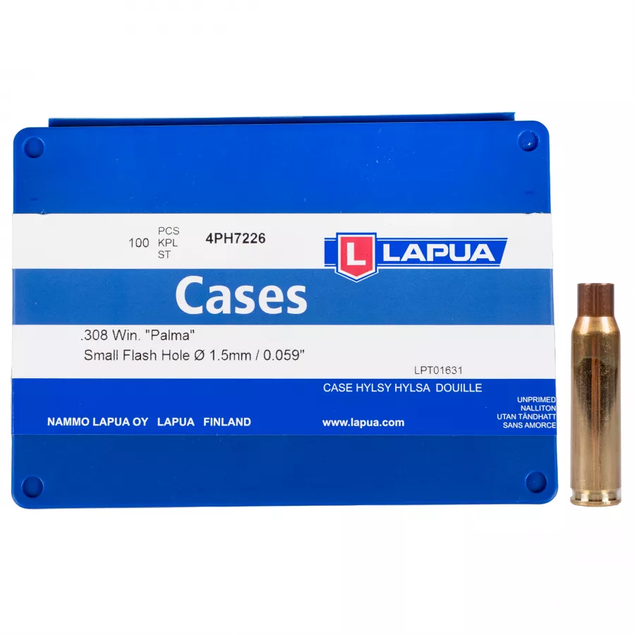 Łuski LAPUA .308 Win. Palma Boxer 100 szt. 1/6